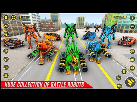 Tiger Robot Car Robot Game 3d