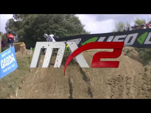 Samuele Bernardini passes Brian Bogers MXGP of Spain MX2 Race 2 - motocross 2016