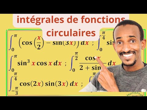 Intégrale de fonctions circulaires