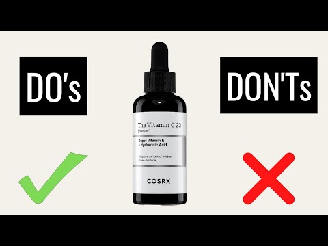 How To Use COSRX Vitamin C 23 Serum