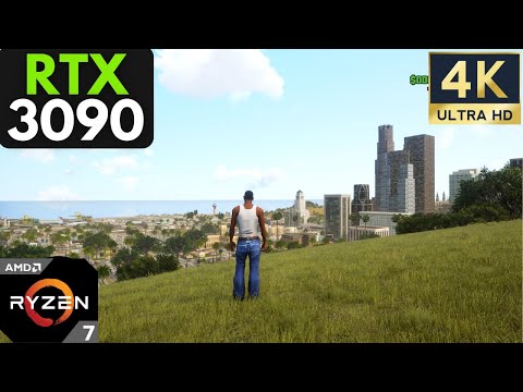 GTA San Andreas Definitive Edition: RTX 3090 + Ryzen 7 5800X | 4K | Ultra Settings