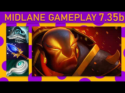✨Ember Spirit 80% Kill participation! Mid Gameplay 7.35b - Dota 2 Top MMR