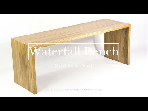 Making a Beautiful Waterfall Bench Seat