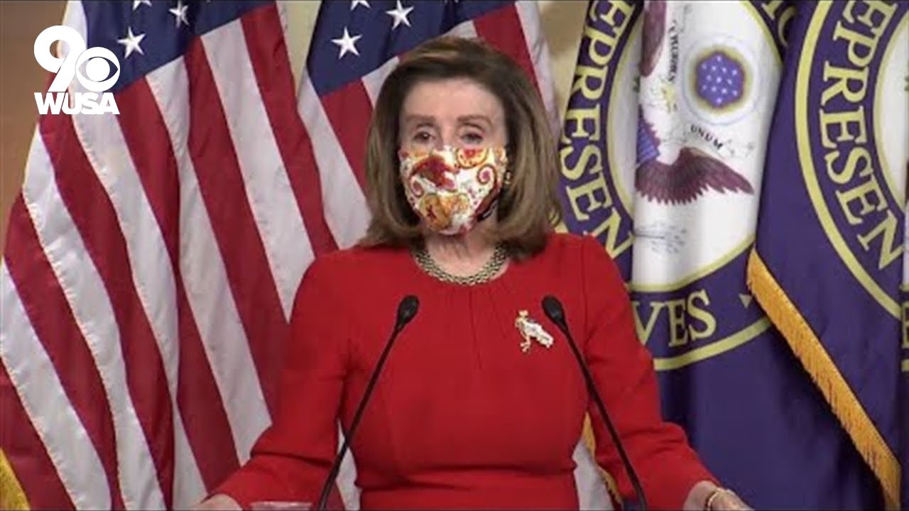 Pelosi promotes DC statehood when mentioning National Guard response before the Capitol riots - YouTube
