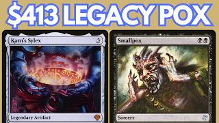 YOU CAN'T FETCH OR FORCE! Legacy Mono Black Pox NO RESERVE LIST cards ft. Karn's Sylex. MTG League