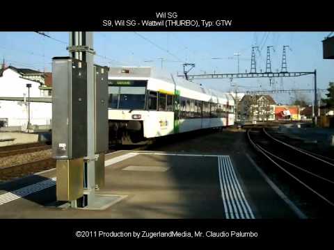 Zugfahrt: Wil SG