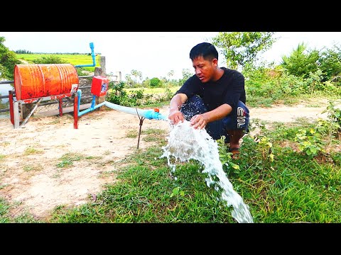 Amazing How to make free energy Water Pump | Auto Pump Deep Big River 24h/day NO Electricity