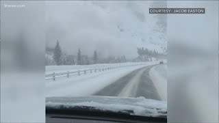 Heavy snow triggers two avalanches near I-70