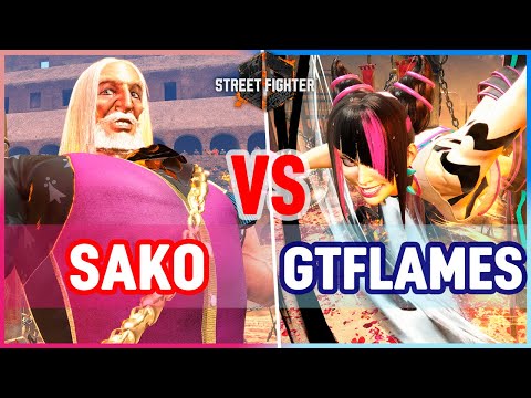 SF6 🔥 Sako (JP) vs Gtflames (Juri) 🔥 Street Fighter 6