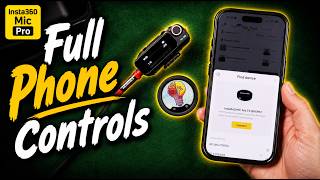 Insta360 Mic Pro - Full Phone Controls #insta360 #micpro @insta360 @Insta360_Tutorials