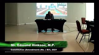 Hon. Edmund G Hinkson M.P. -The Honourable The House of Assembly  - Tuesday, 28th September 2021