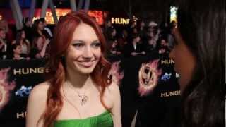 Jacqueline Emerson - The Hunger Games Premiere Interview video
