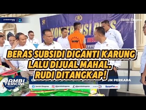 RUDI JUAL BERAS SUBSIDI LEBIH MAHAL CARANYA GANTI KARUNG 