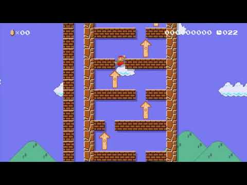 P-switch Speedrun (60 s) ~ by Jeanbatman ~ Super Mario Maker raw gameplay