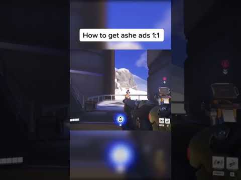 HOW TO GET A 1:1 ADS SENS ON ASHE #shorts