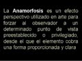 Anamorfosis e Ilusiones Opticas