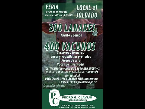 30/10/2025 Local el Soldado - Lavalleja - Pedro G. Clavijo