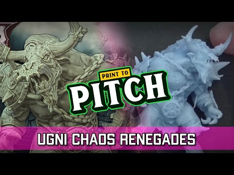 UGNI Chaos Renegades Team - 3D Printing Blood Bowl | Print to Pitch (Bonehead Podcast)