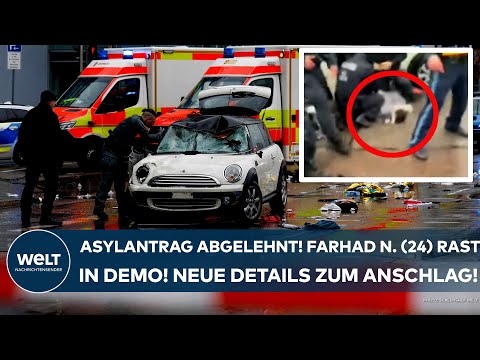 MÜNCHEN: Asylantrag abgelehnt! Afghane Farhad N. (24) rast in Demo! Neue Details zum