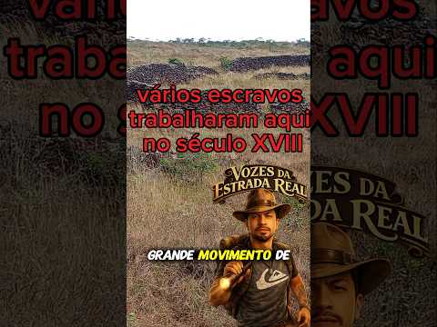 escrava sub8an e desciam essas montanhas diariamente.voce sábia?#estradareal #ouropreto #história