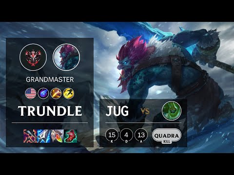 Trundle Jungle vs Zac - NA Grandmaster Patch 11.9