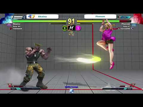 Akainu (guile) VS (karin) Phenom... Masterz TV