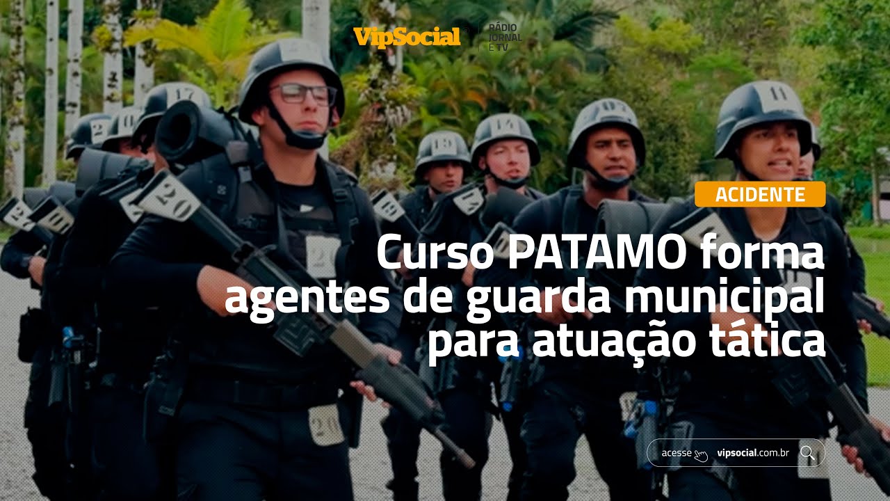 Curso PATAMO forma agentes de guarda municipal para atuação tática