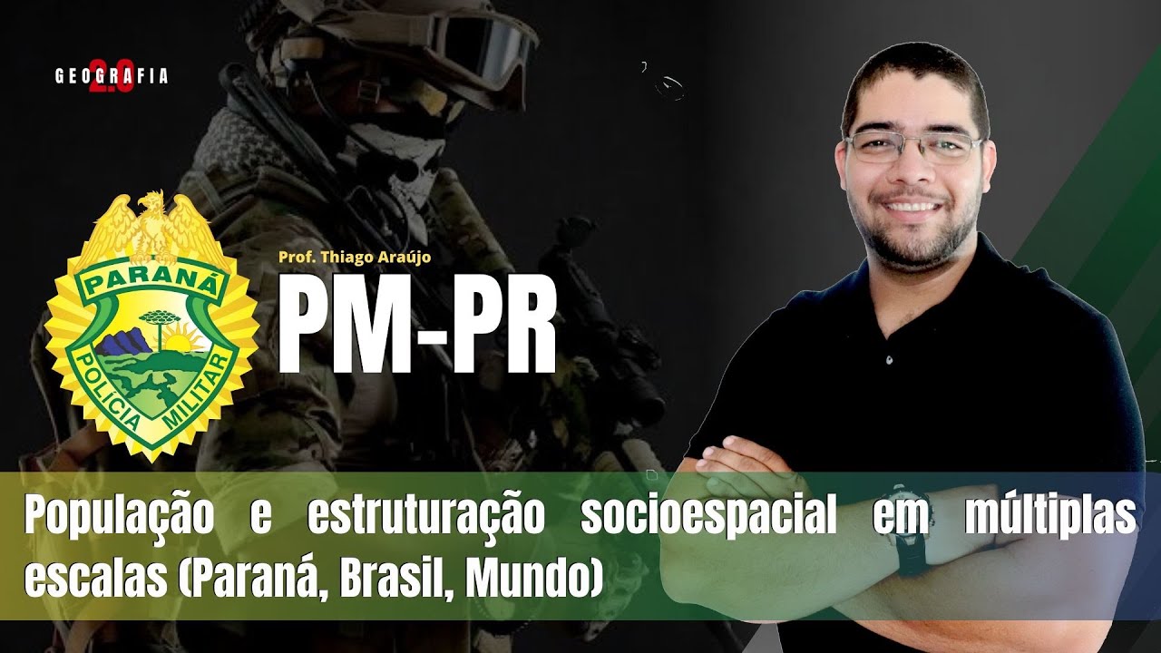 População e estruturação socioespacial em múltiplas escalas (Paraná, Brasil, Mundo)