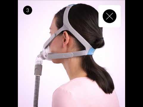 Long Hair Is Easy With The AirFit F30 Full Face Mask