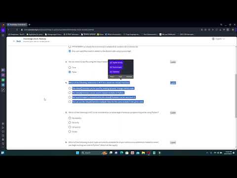 Knowledge Check Modules Coursera Programming In Python