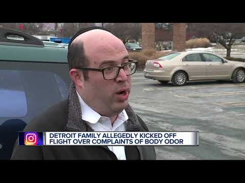 Michigan family kicked off flight due to complaints about body odor