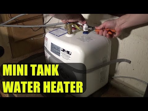 Mini Tank Electric Water Heater Install || RV Living