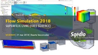 Superfície livre entre fluidos imiscíveis no Flow Simulation 2018