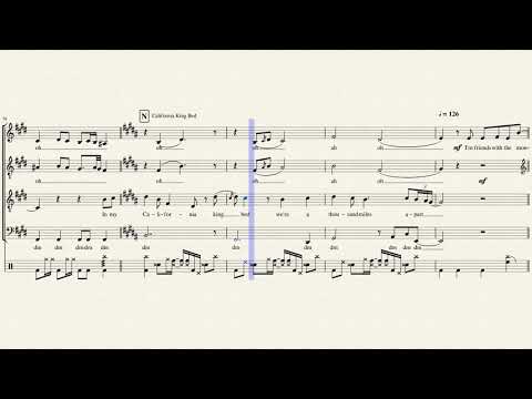 Evolution of Rihanna - Pentatonix (Full Sheet Music w/ Lyrics)