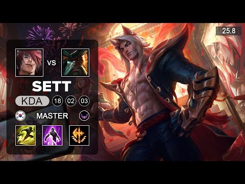 Sett vs Gangplank Top - KR Master - Patch 25.8 Season 15