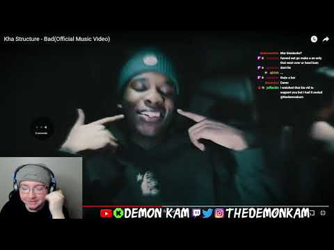 Demon Kam Reacts to Kha Structure - Bad (Official Music Video)