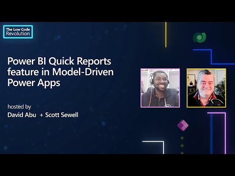 Power BI Quick Reports feature in Model-Driven Power Apps