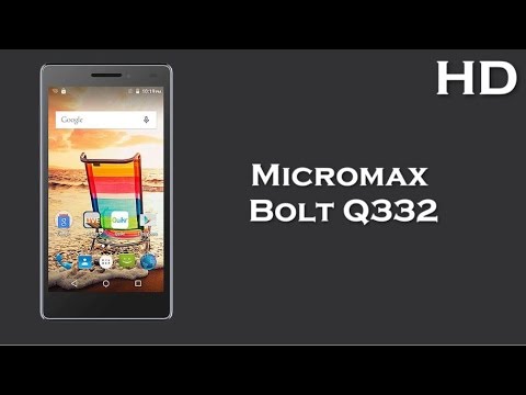 Micromax Bolt Q332 listed online with 1.3GHz Quad Core Processor, 512MB RAM, Android 5.1 Lollipop