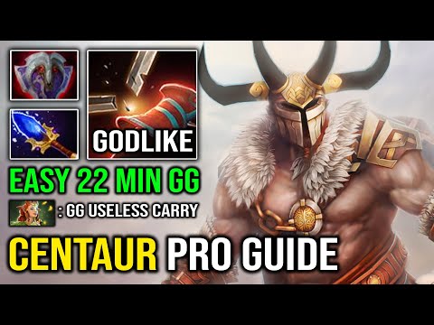 NEW Pro Offlane Centaur Guide | Easy 22Min GG Crazy Return Retaliate DMG Epic Godlike Dota 2