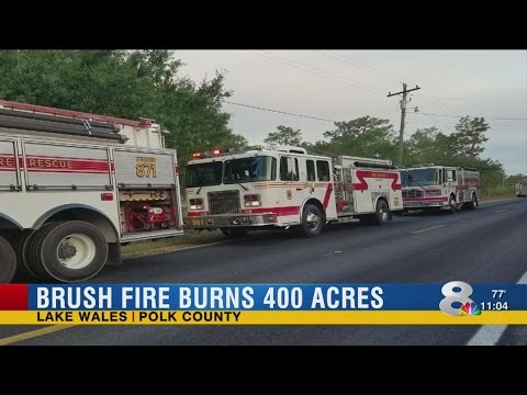 Lake Wales brush fire shuts down part of Hwy. 60