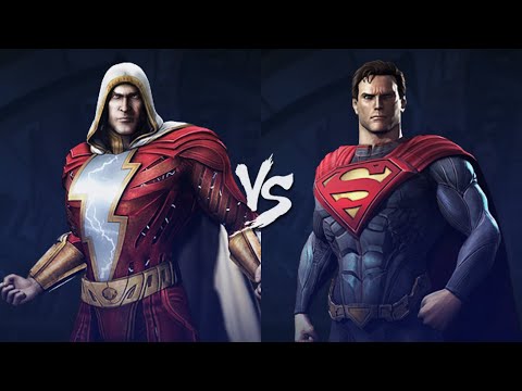 Superfight - Shazam vs Superman Godfall 2023 | Injustice Gameplay [4K 60FPS]