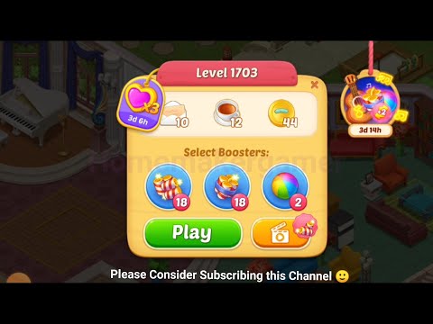 Matchington Mansion Level 1703, Level 1704 & Level 1705 - iOS/Android