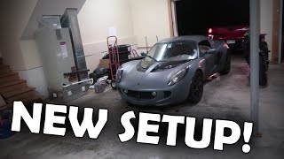 New Garage SET UP!  IM PISSED!!!