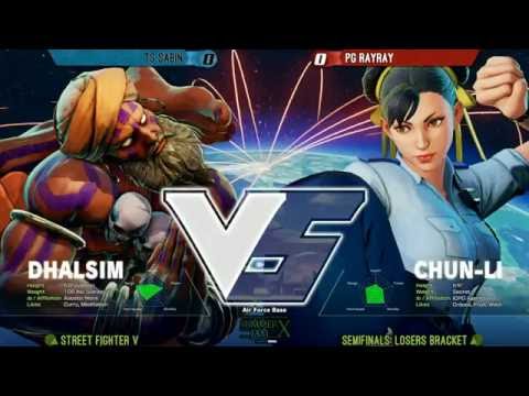 Street Fighter 5 Tournament: Summer Jam X Semis - TS Sabin (Dhalsim) v PG RayRay (Chun-Li)