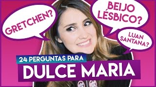 24 perguntas para: DULCE MARIA (RBD) - Põe Na Roda