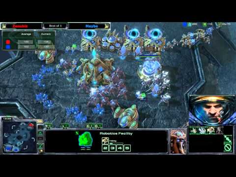 HD IL SC2 - Zanubis vs Maybe - PvP - Xel'Naga Caverns