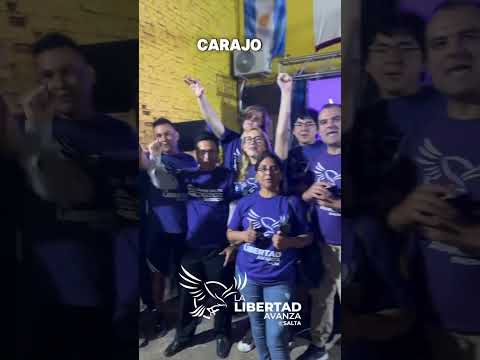 Rosario de Lerma se tiñe de violeta #javiermilei #lalibertadavanza #saltacapital #saltalalinda 
