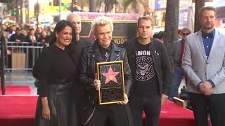 Billy Idol receives star on Hollywood Walk of Fame