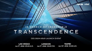Asus CES 2024 Launch Event Teaser