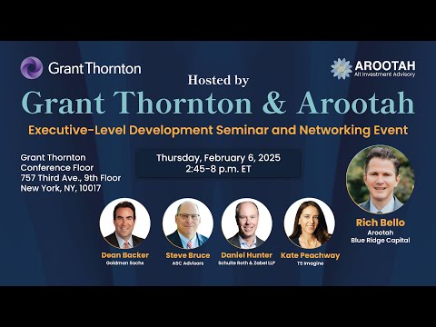 Rich Bello Keynote for Executive-Level Development Seminar with Grant Thornton